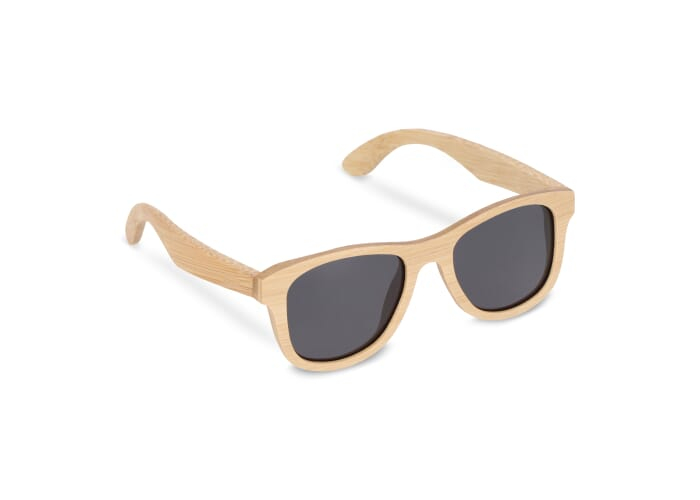 Lunettes de soleil en bambou UV400 personnalisées Nature