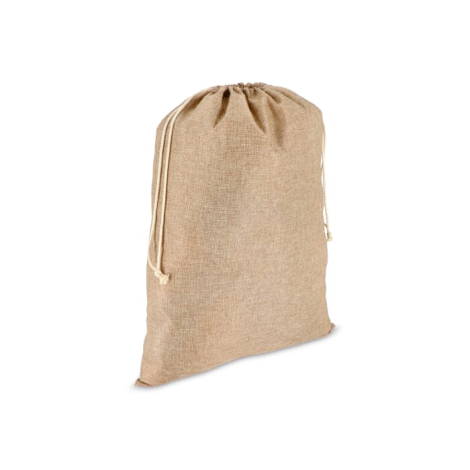 Sac cadeau personnalisable aspect jute 50 × 70 cm