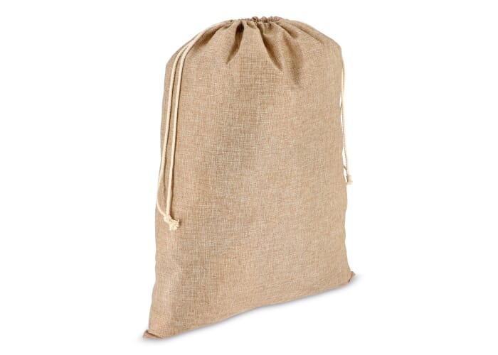 Sac cadeau personnalisable aspect jute 50 × 70 cm Nature