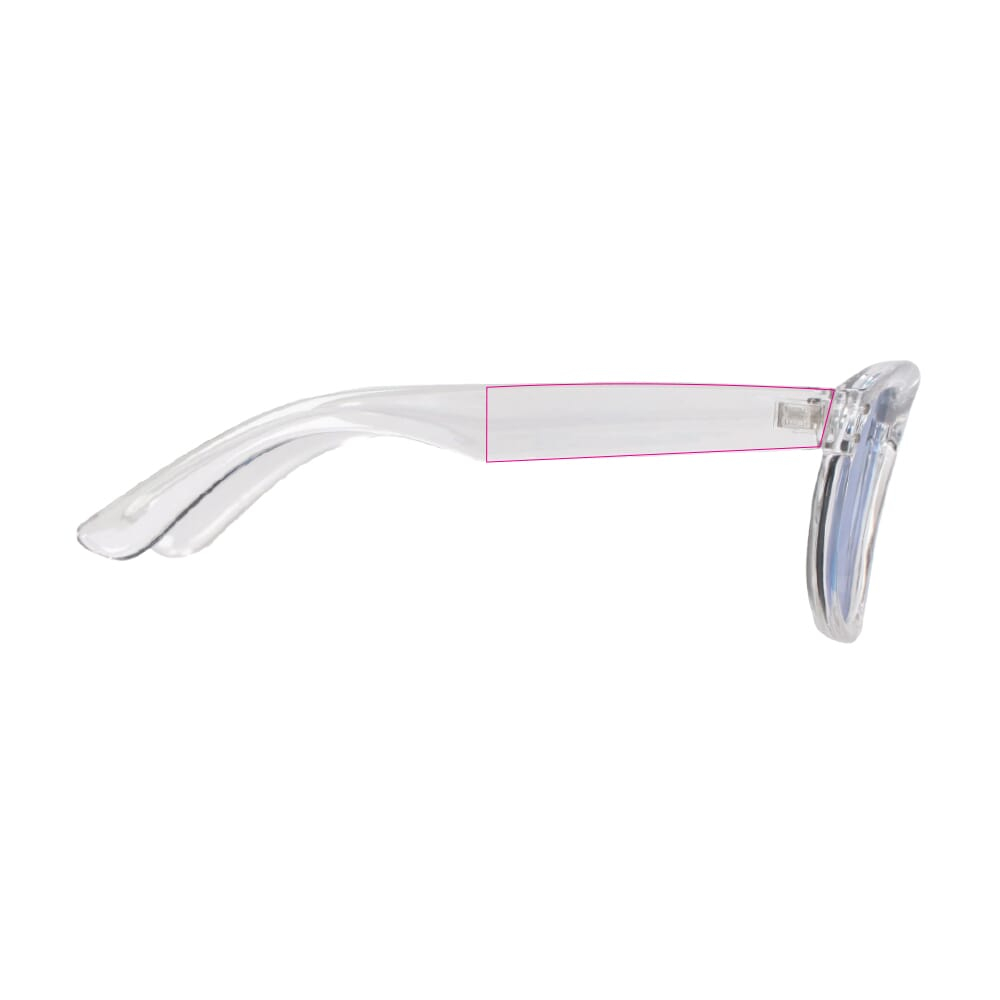 À 1 cm de la charnière droite