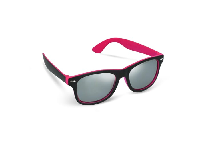 Lunettes de soleil miroir UV400 Tate promotionnelles Rose