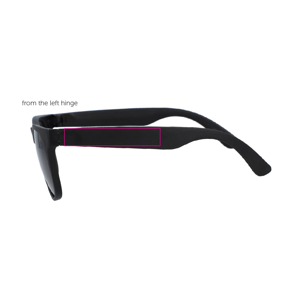 À 1 cm de la charnière gauche