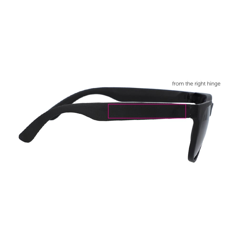 À 1 cm de la charnière droite