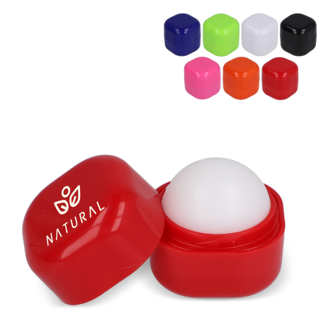 Baume à lèvres avec étui R-ABS cubique à personnaliser