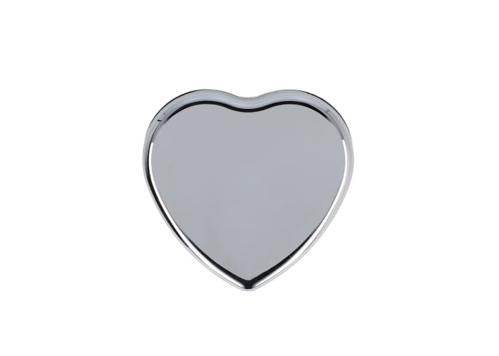 Baume à lèvres cœur en étui R-ABS promotionnel Argent