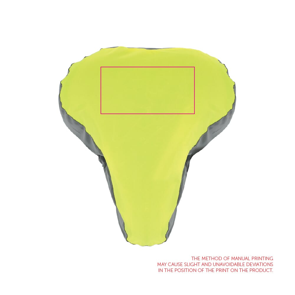 Sur la housse dans la largeur