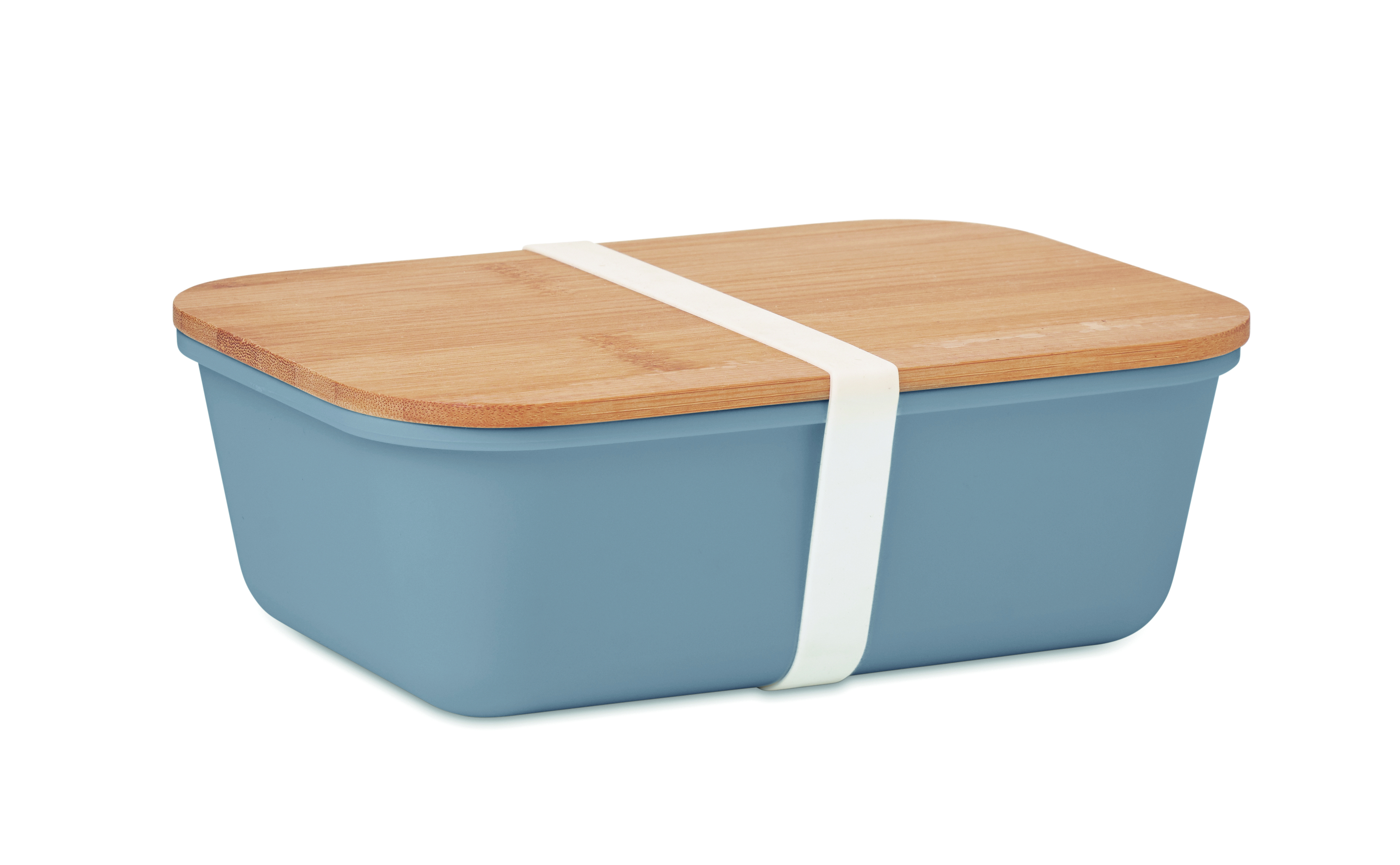 Luchbox personnalisée avec couvercle bambou THRUSDAY petrole