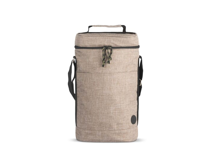 Sac isotherme personnalisable pour bouteilles City Sagaform Beige