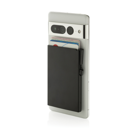 Porte-cartes magnétique en aluminium promotionnel