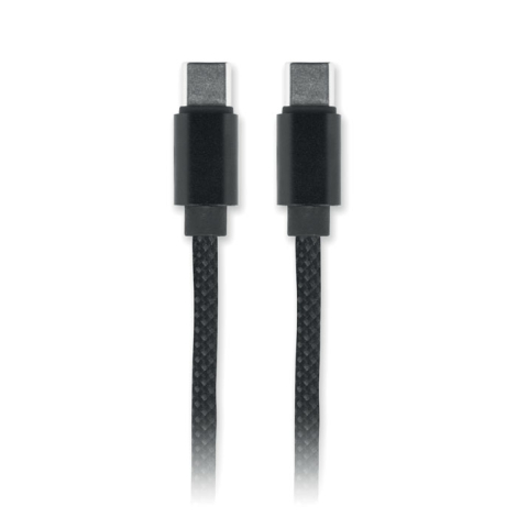 Détail rapproché des deux connecteurs USB-C en aluminium présentés côte à côte sur fond blanc, sans personnalisation visible sur