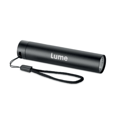 Lampe torche personnalisable en aluminium recyclé 400 mAh Lume