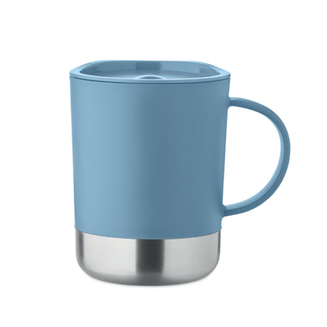 Mug à personnaliser 300 ml avec base en inox recyclé Beaker