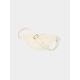 Banane personnalisable en velours coton bio clair vue arrière avec sangle réglable et boucle, sans marquage visible. Banane personnalisable en velours coton bio clair vue arrière avec sangle réglable et boucle, sans marquage visible.