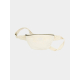 Banane personnalisable en velours coton bio clair vue de face, présentée sans marquage visible. Banane personnalisable en velours coton bio clair vue de face, présentée sans marquage visible.