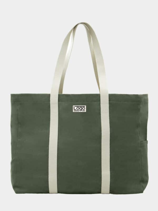 Sac de plage publicitaire Garance Olive