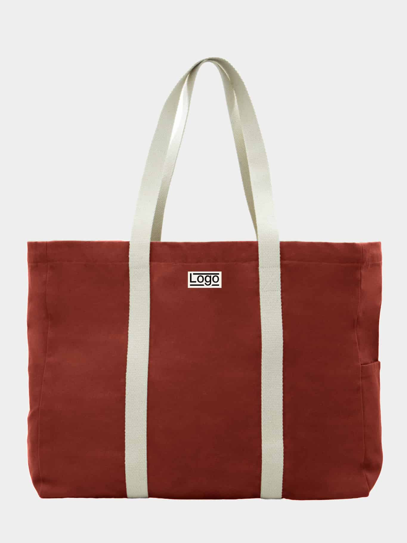 Sac de plage publicitaire Garance Brique