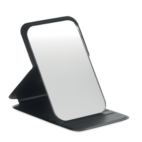 Miroir compact publicitaire avec étui pliable Itsme