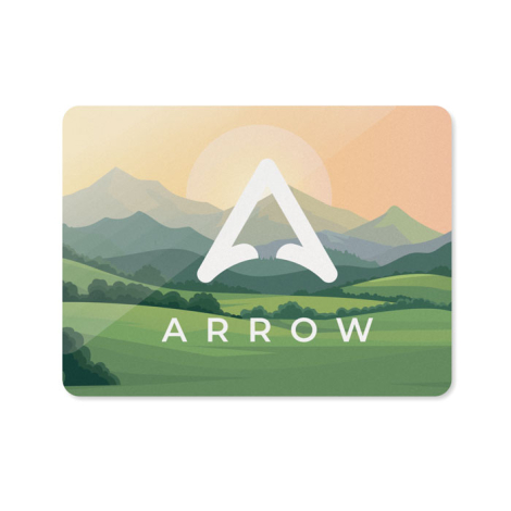 Magnet rectangulaire personnalisable en PVC Magrec 75