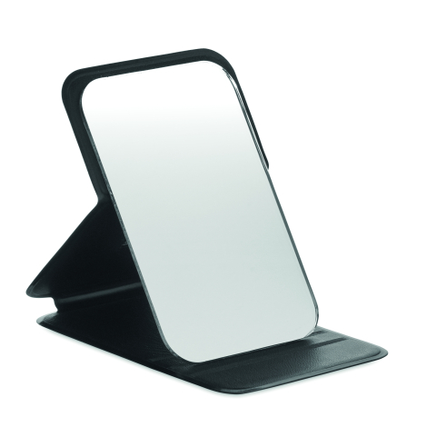 Miroir compact publicitaire avec étui pliable Itsme