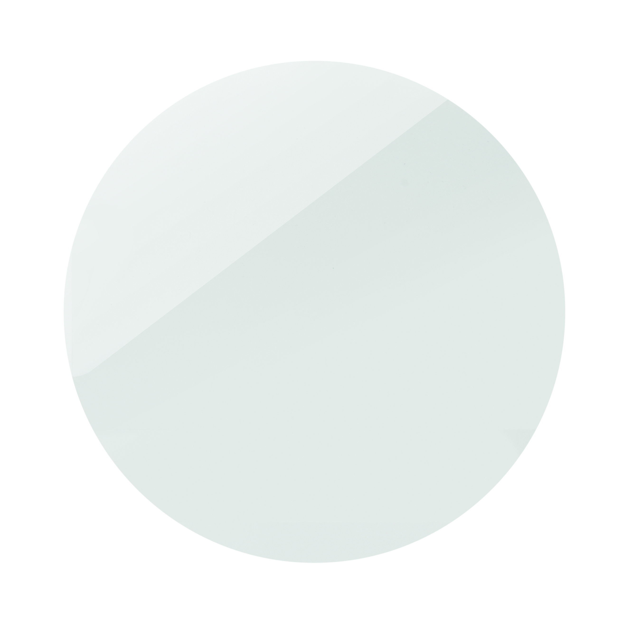 Magnet publicitaire rond en PVC Maground Blanc