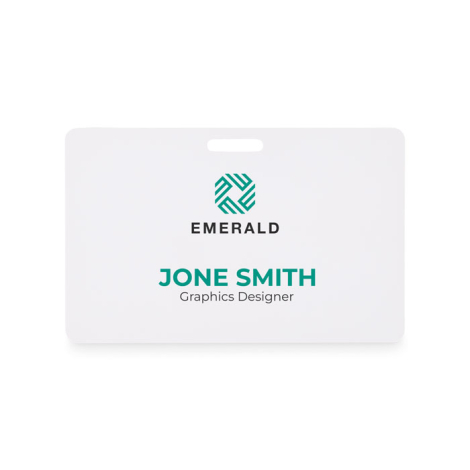 Badge pour lanyard promotionnel 54 × 86 mm Badsmall