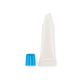 Tube de baume à lèvres présenté ouvert, vue de face avec capuchon posé à côté et applicateur visible, sans marquage apparent. Tube de baume à lèvres présenté ouvert, vue de face avec capuchon posé à côté et applicateur visible, sans marquage apparent.