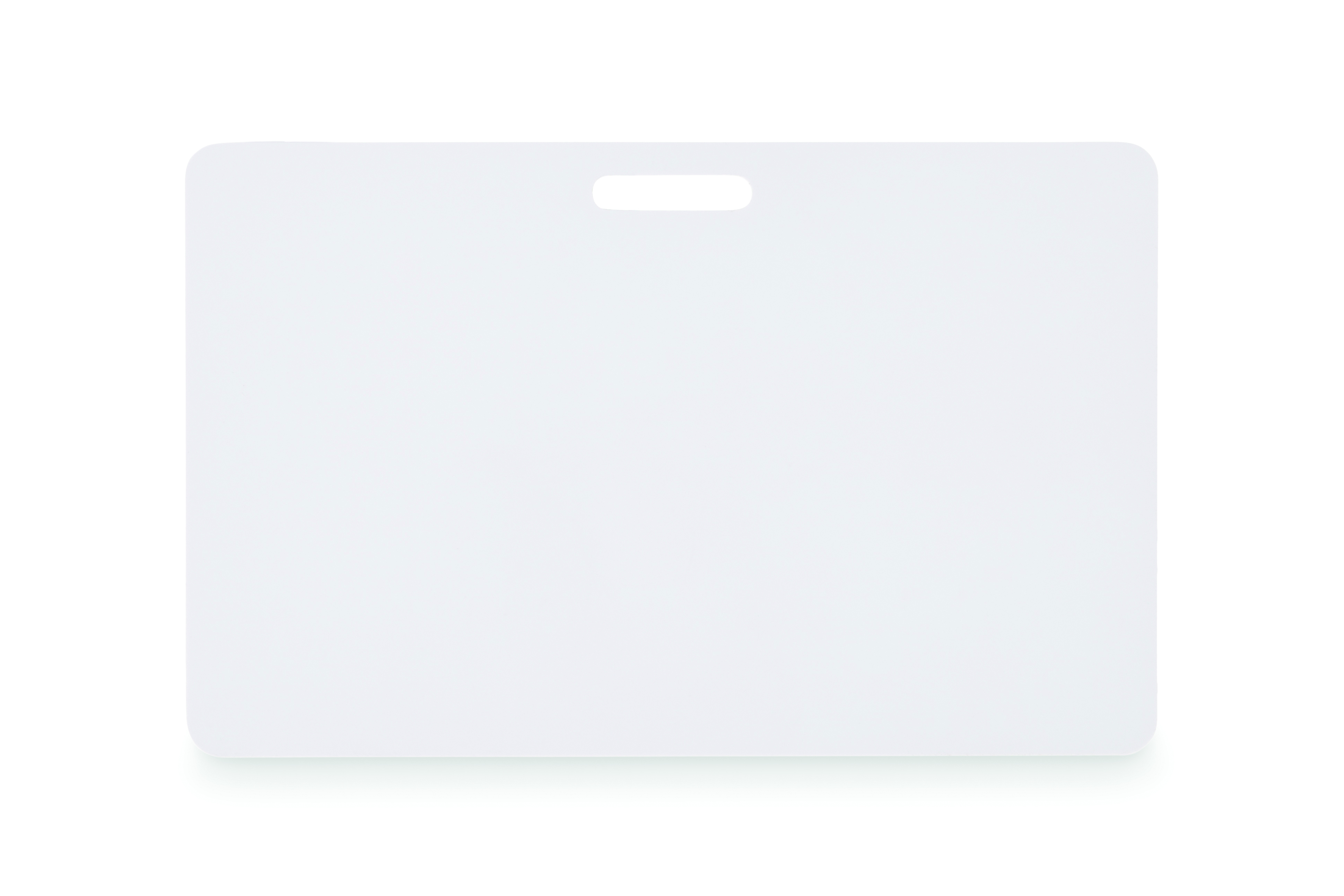 Badge pour lanyard promotionnel 54 × 86 mm Badsmall Blanc