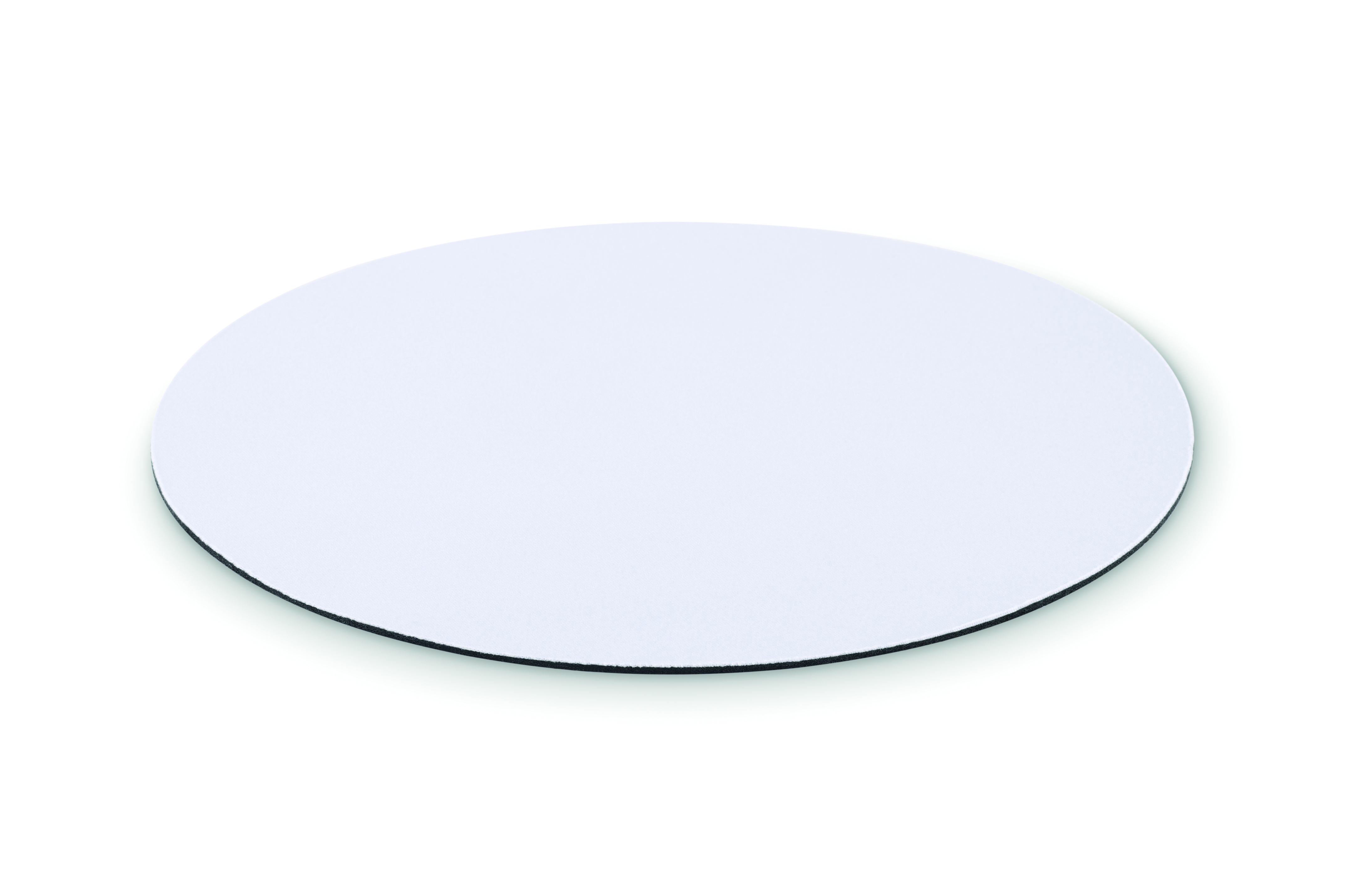 Tapis de souris rond personnalisé pour sublimation Sulimdot Blanc