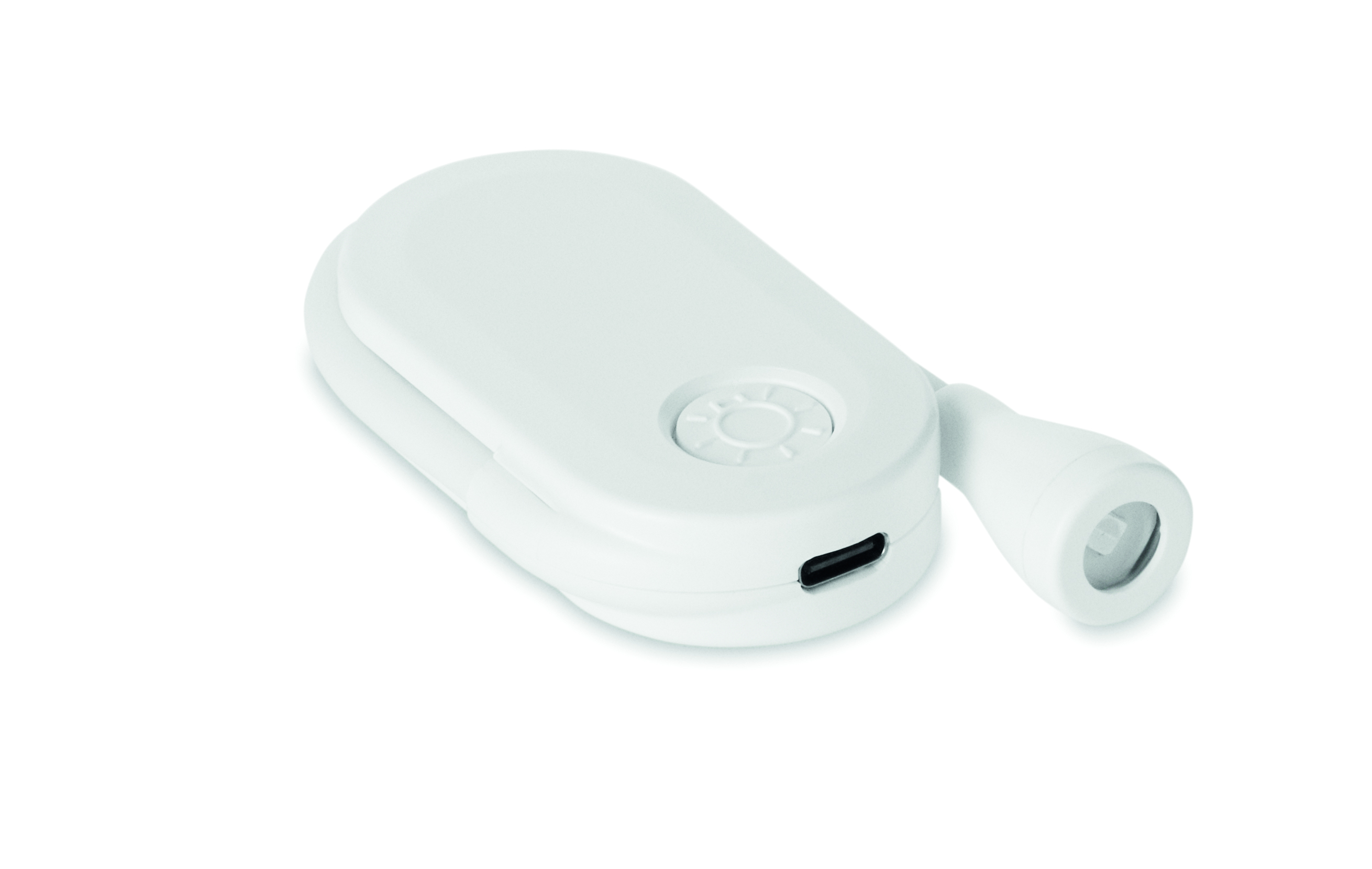 Lampe de poche rechargeable publicitaire Scene Blanc