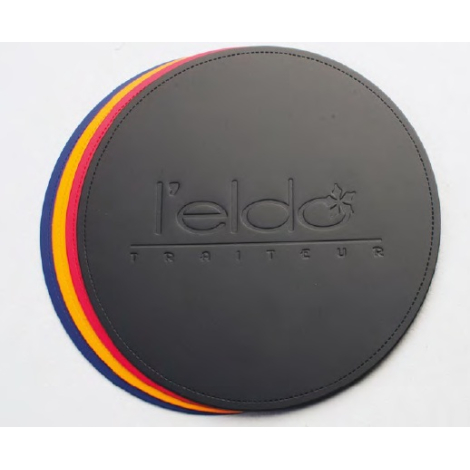 Dessous d'assiette publicitaire 22 cm