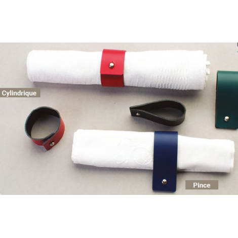 Rond de serviette publicitaire personnalisable