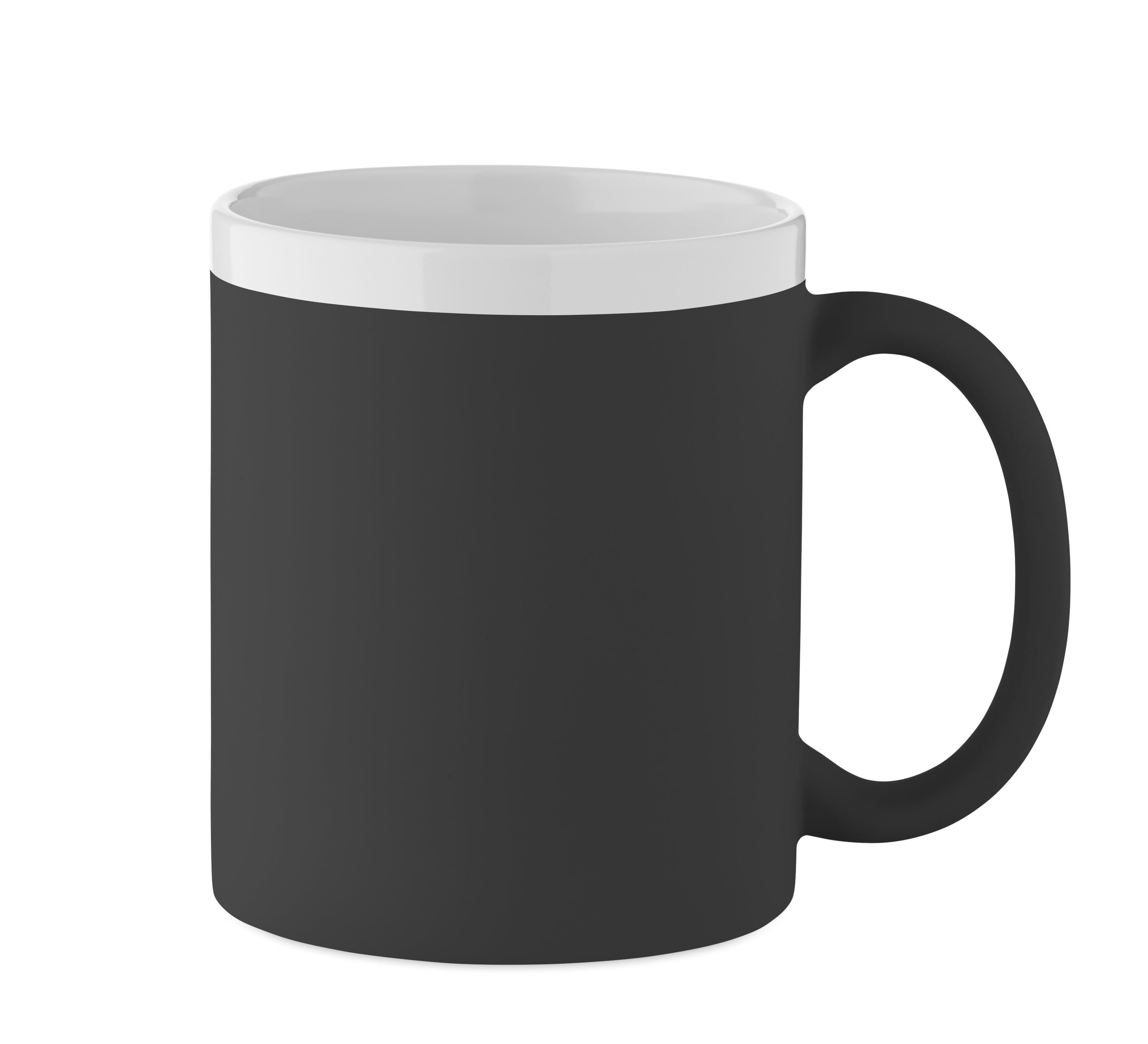 Mug personnalisé en céramique mate 300 ml Mugiva Noir