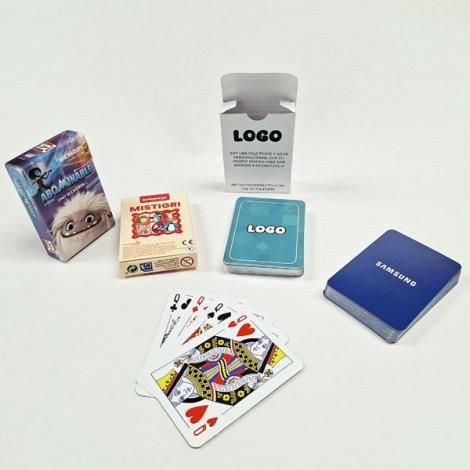 Jeu de 54 cartes publicitaire personnalisable