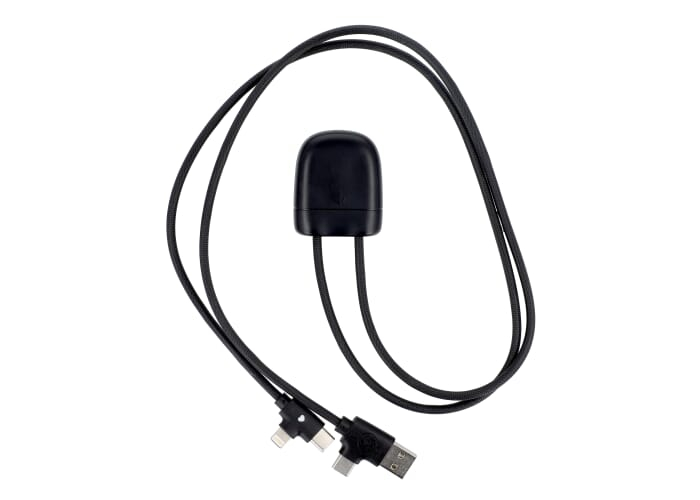 Sac week-end promotionnel en toile recyclée Harper Noir