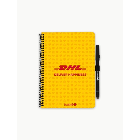 Carnet effaçable A5 publicitaire à couverture rigide