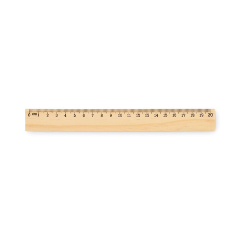 Règle en bois personnalisable 20 cm Ruler20