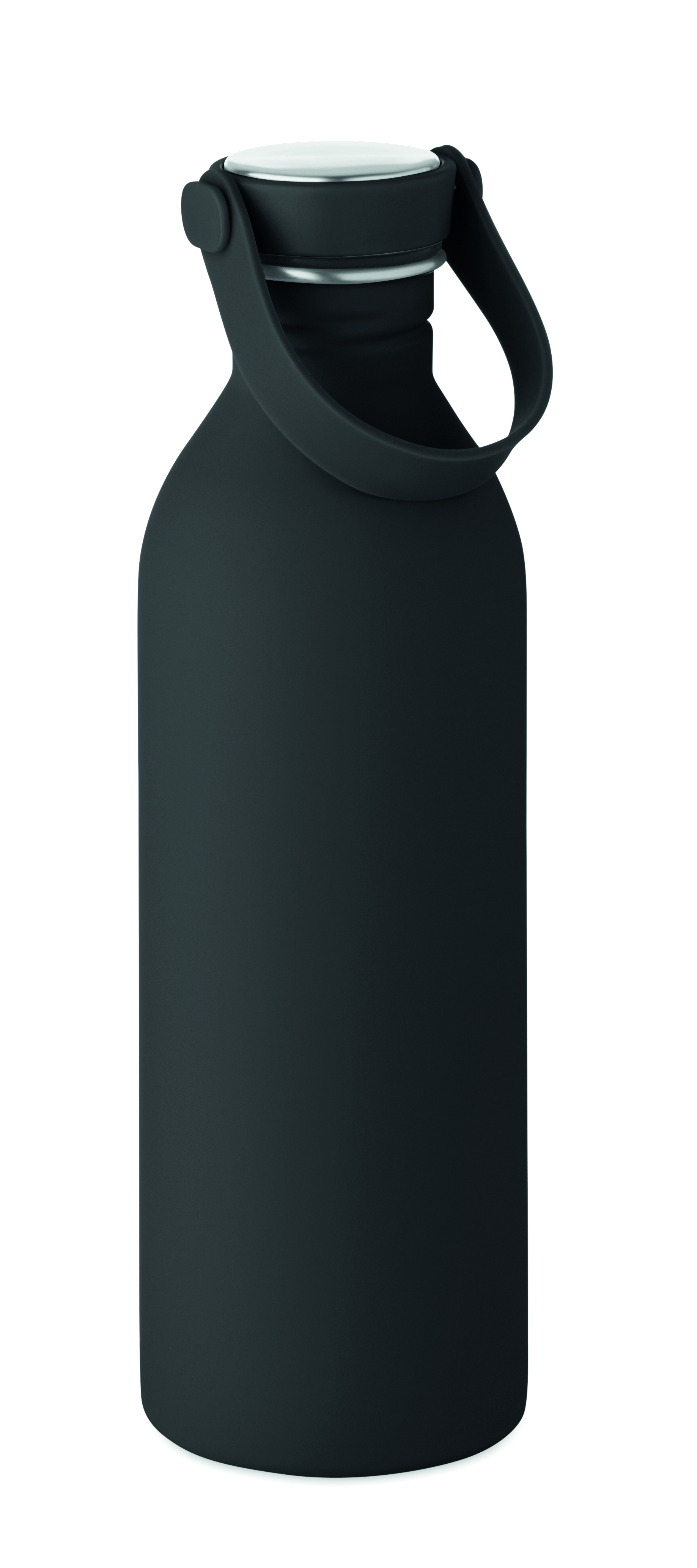 Bouteille publicitaire simple paroi 500 ml Svalur Noir