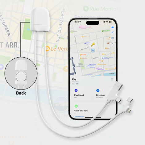 Câble publicitaire 60W Ice-Tag Apple & Android