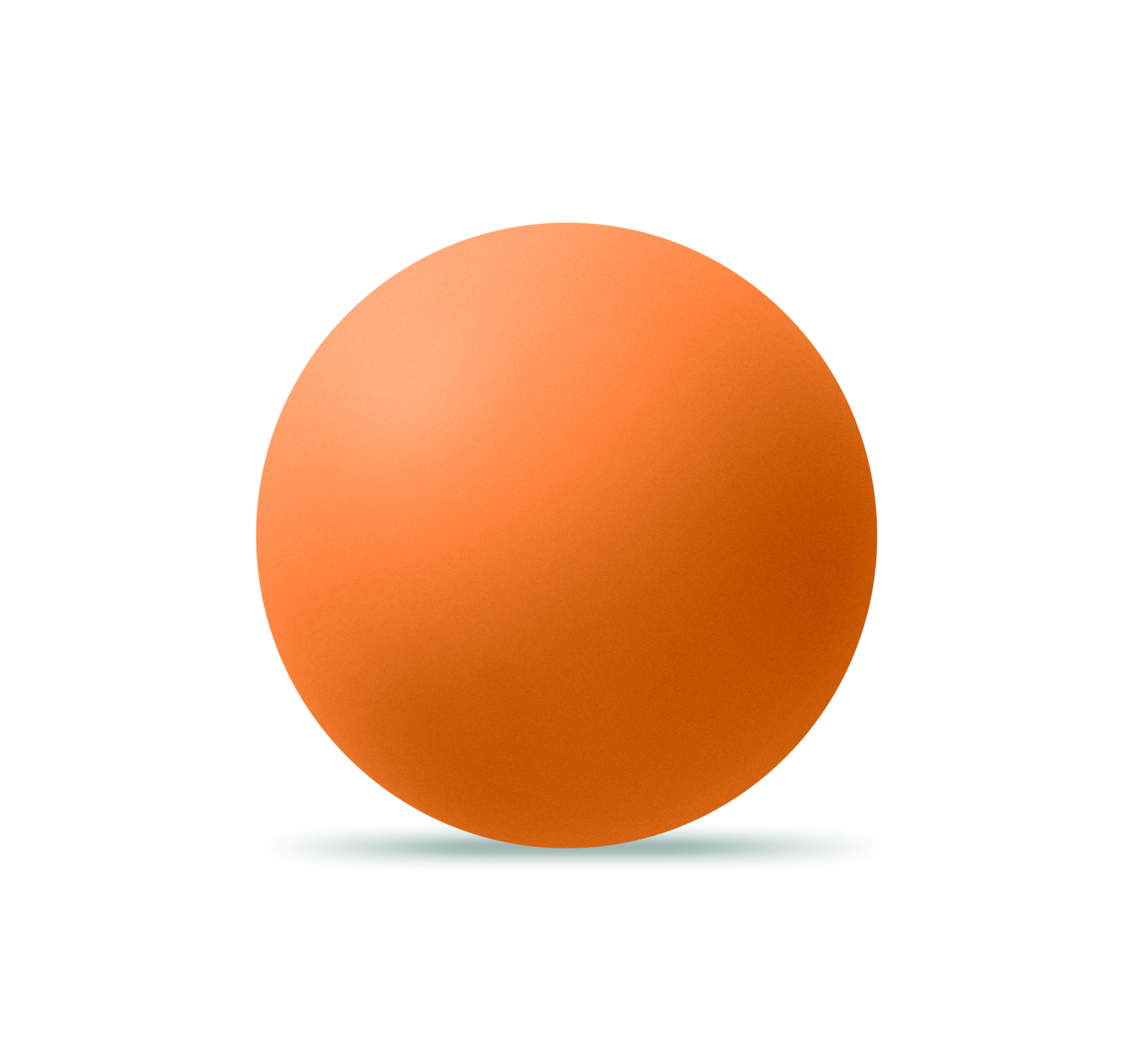 Balle rebondissante promotionnelle en caoutchouc Funball Orange