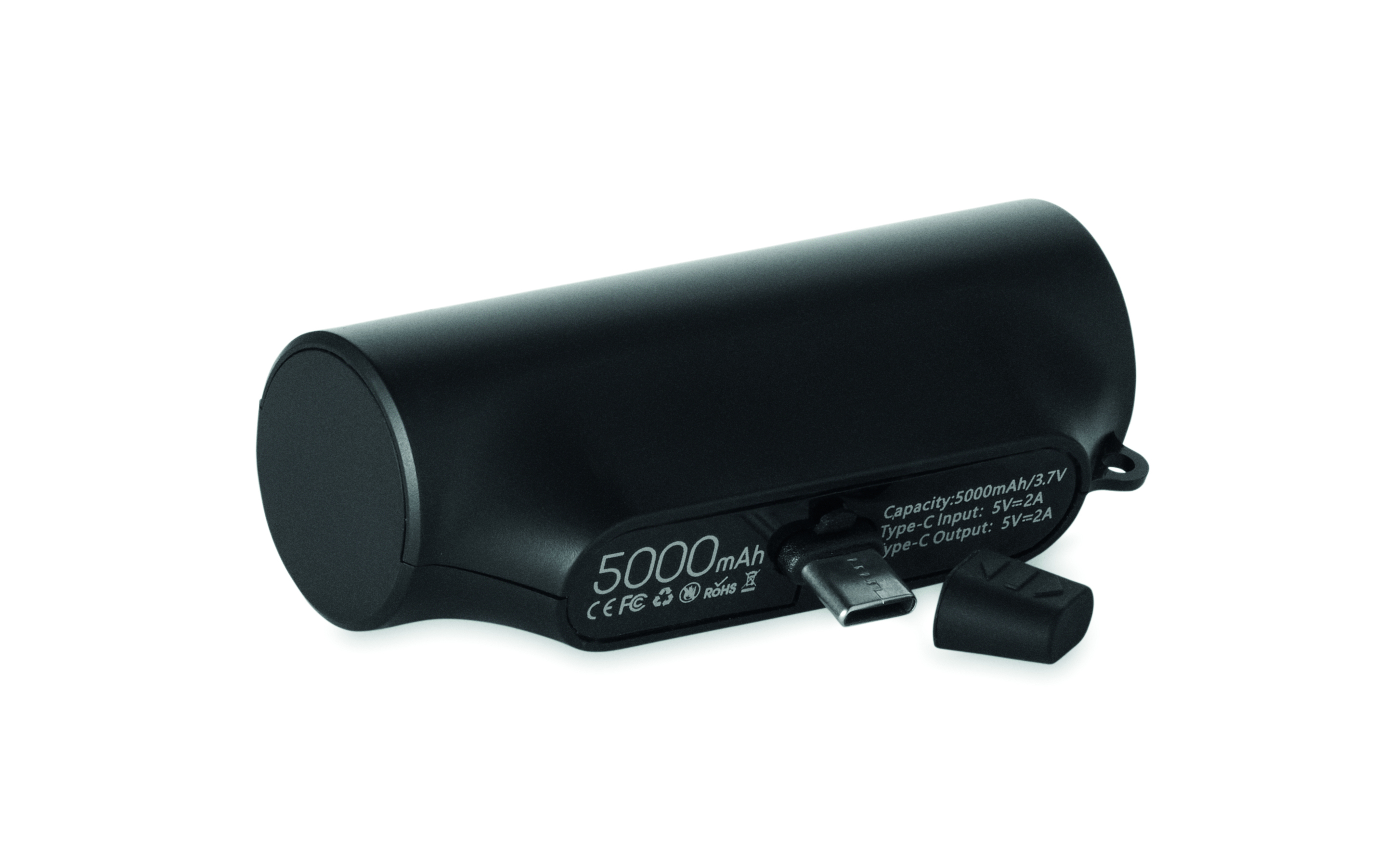 Powerbank promotionnelle 5000 mAh avec support Powerkau Noir