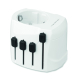 Adaptateur universel 3 pôles personnalisé SKROSS® PRO LIGHT Adaptateur universel 3 pôles personnalisé SKROSS® PRO LIGHT