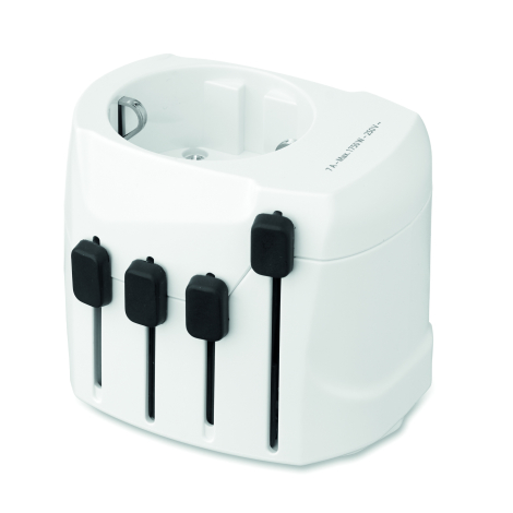 Adaptateur universel 3 pôles personnalisé SKROSS® PRO LIGHT