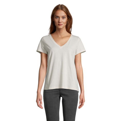 Tee-shirt femme col V 150 g/m² personnalisé REGENT V