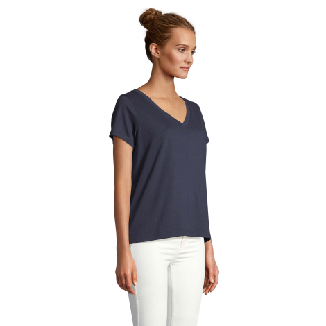 Tee-shirt femme col V 150 g/m² personnalisé REGENT V