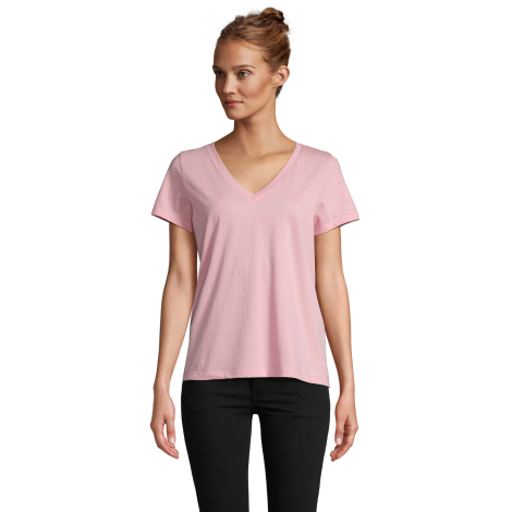 Tee-shirt femme col V 150 g/m² personnalisé REGENT V
