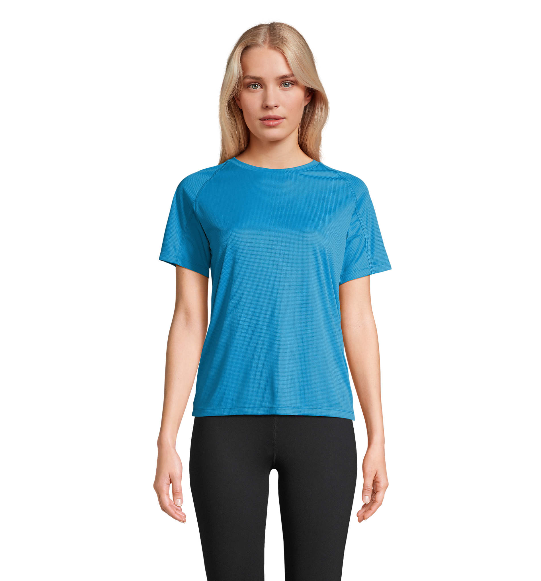 Tee-shirt femme raglan 100 g/m² à personnaliser VORTEX Aqua