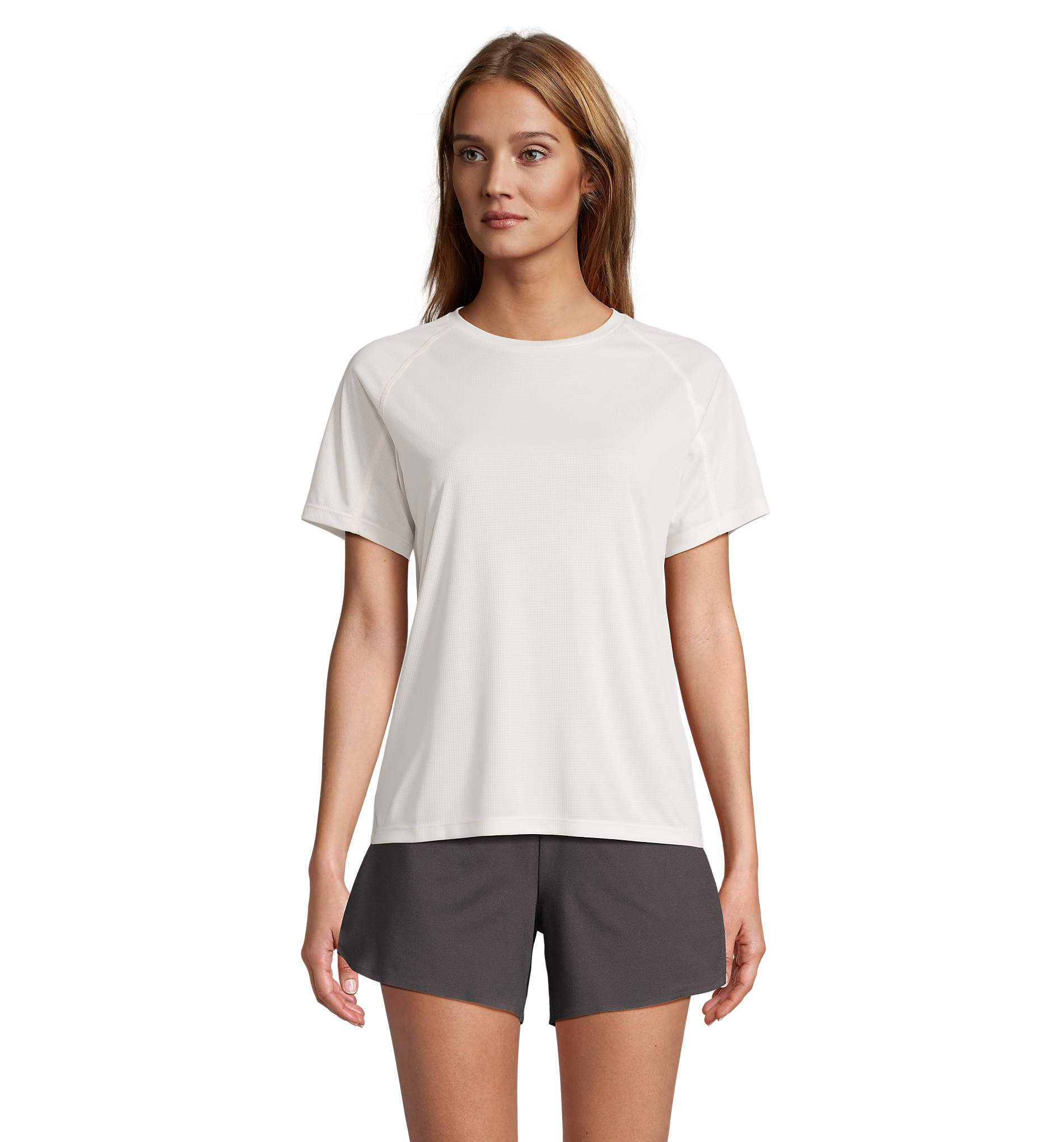 Tee-shirt femme raglan 100 g/m² à personnaliser VORTEX Ecru