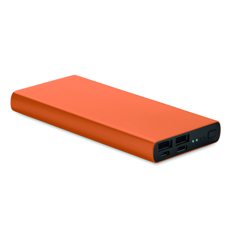 Powerbank 10 000 mAh publicitaire charge rapide POWERFLAT