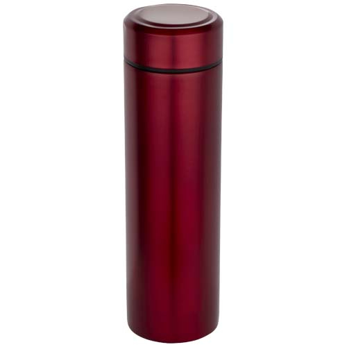 Gourde 450 ml double paroi avec filtre personnalisable Taylor Rouge