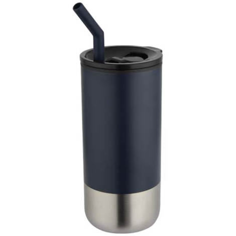 Gobelet 480 ml avec paille à personnaliser Grayson